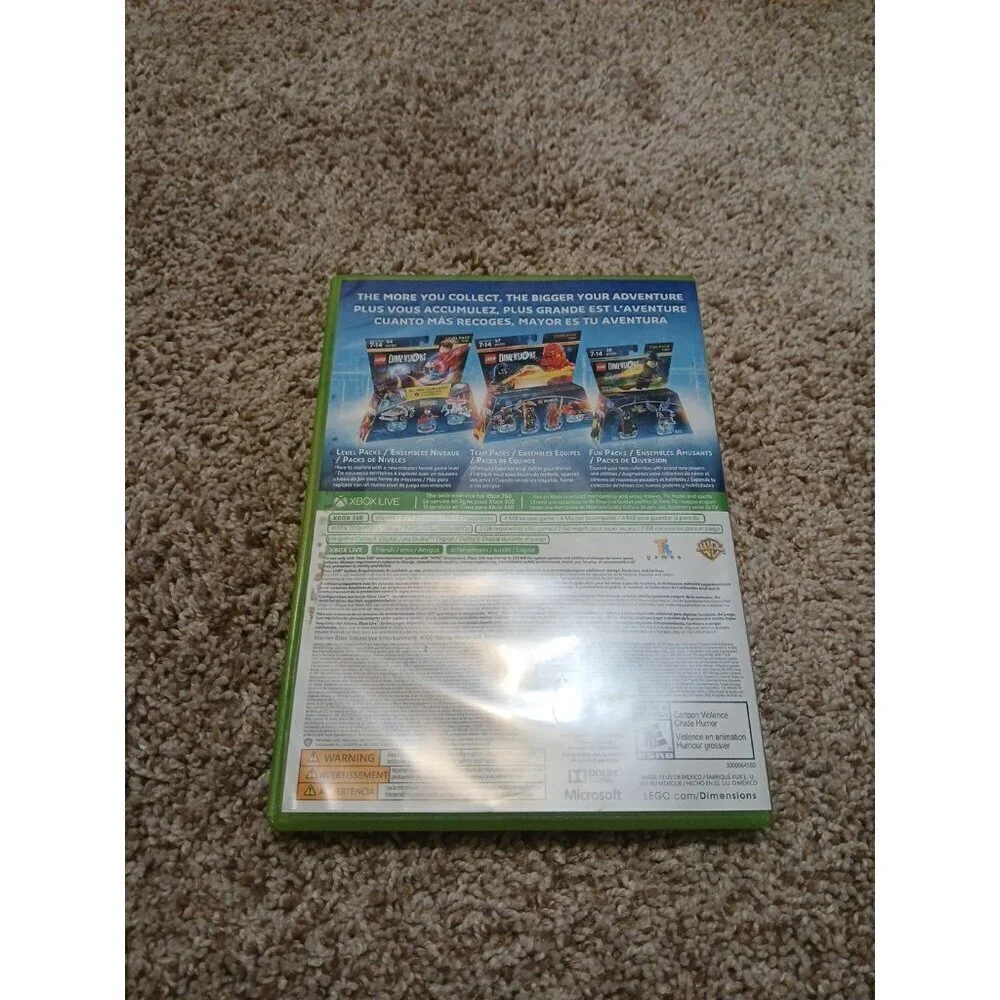 LEGO DIMENSIONS Microsoft Xbox 360 Video Game Complete Video Game With Manual